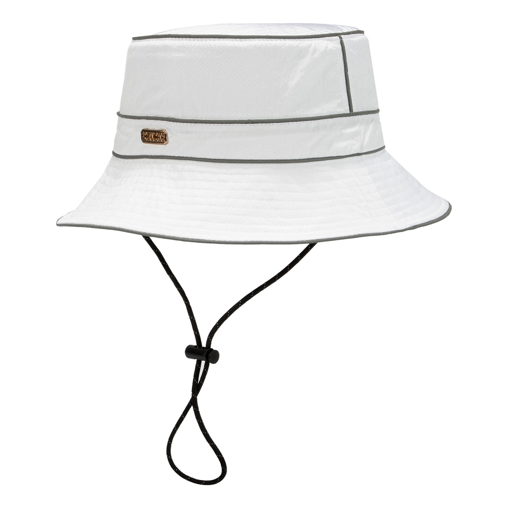 FORKICKS Waterproof Bucket Hat for Men & Women - UPF 50+ Sun Protection, Lightweight & Breathable White Outdoor Hat for Hiking, Fishing, Beach & Summer Activities