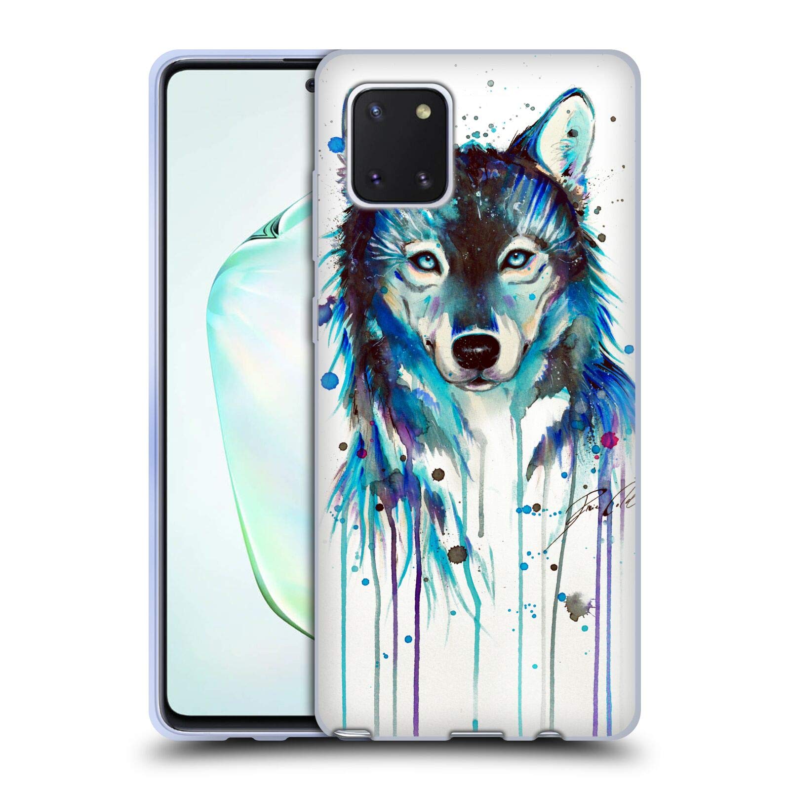 Pixie Cold Ice Wolf Soft Gel Case for Samsung Galaxy Note10 Lite | Officially Licensed by Head Case Designs | Durable Protection for Everyday Use