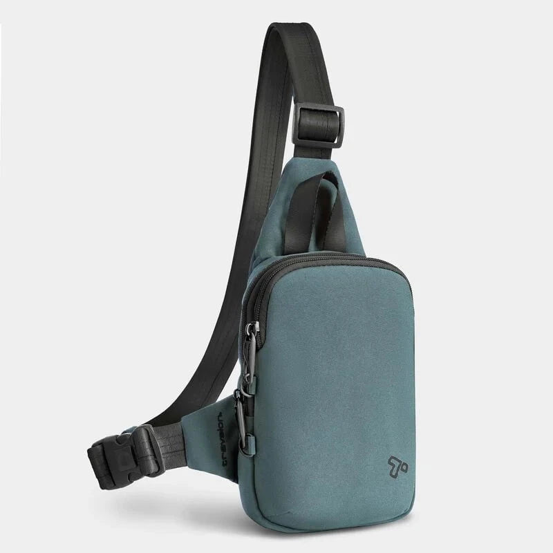Travelon The Voyages Anti-Theft Compact Sling Bag - Secure Crossbody Purse for Travel, Commuting & Everyday Use