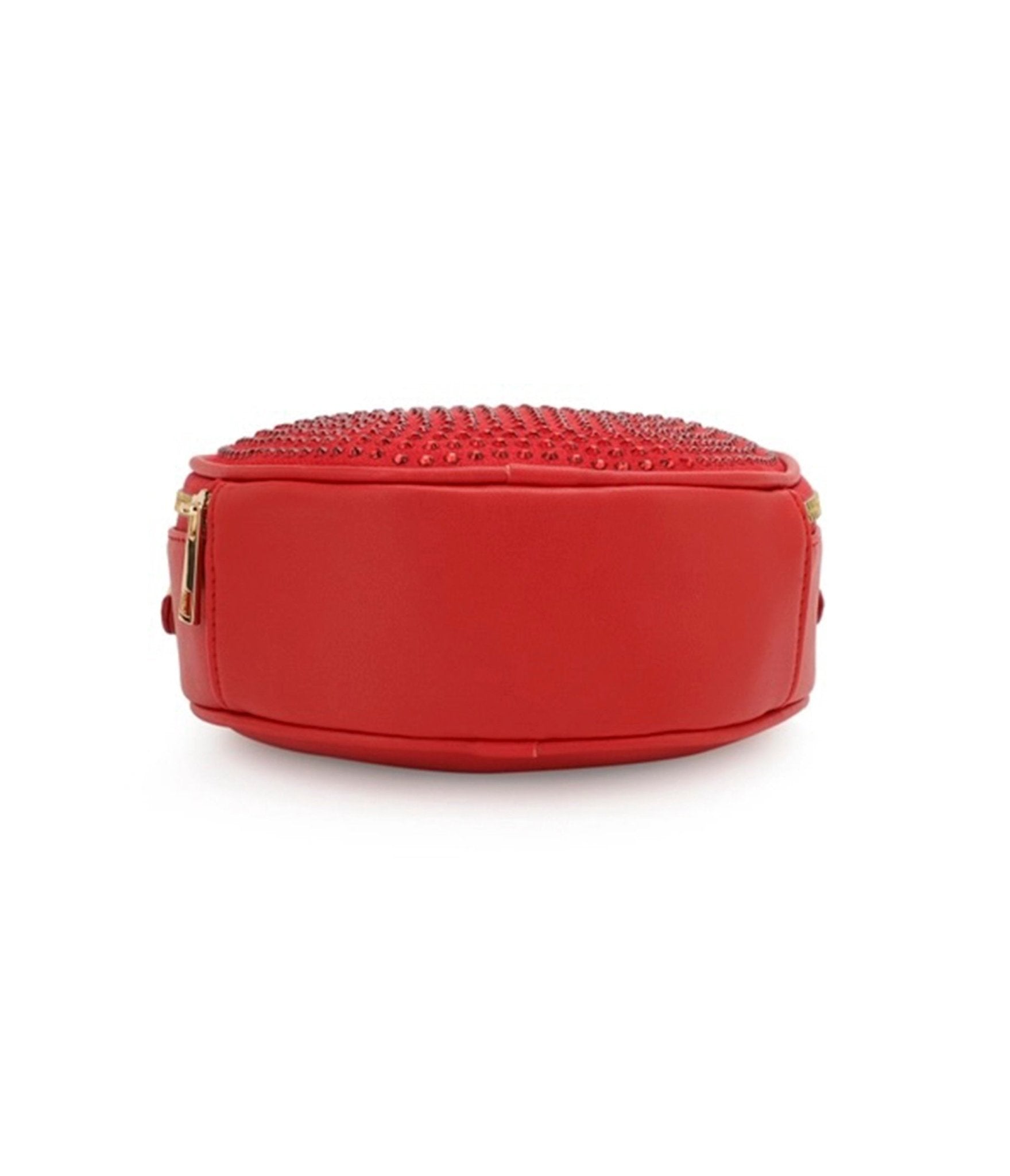 Stylish Red Apple Rhinestone Crossbody Bag for Women - Fashionable Evening Purse for Parties, Dates & Special Occasions