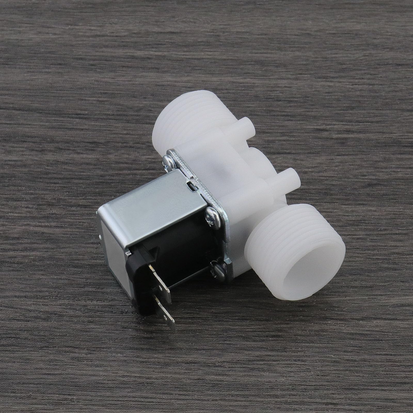 ECSiNG 2Pcs 3/4 BSP Normally Closed Electric Solenoid Water Valve, 12V DC Inlet Solenoid Valve for Washing Machine, Water Dispenser & Home Appliances - Perfect for Automatic Water Control Systems