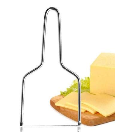 WOIWO Stainless Steel Cheese Slicer & Knife - Professional Cheese Cutting Tool for Tofu, Baking & DIY Kitchen Use - Perfect for Entertaining, Charcuterie Boards & Food Prep