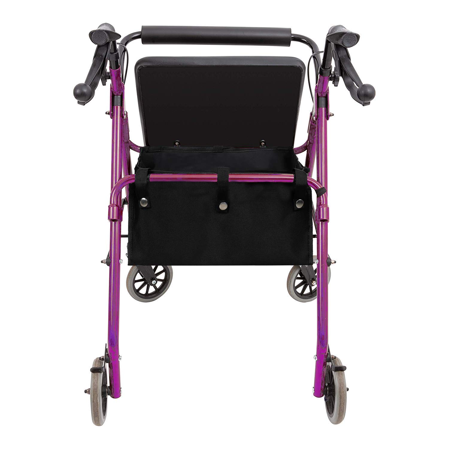 Large Under Seat Rollator Bag - Replacement Medical Basket for 4 Wheel Walker & Rollator - Durable Black Underseat Tote for Mobility Aids | Perfect for Shopping, Doctor Visits & Daily Errands