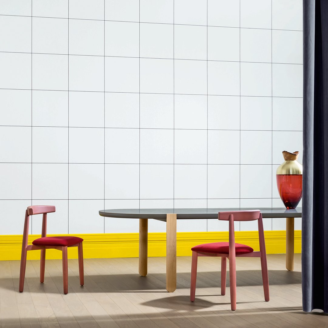 Claretta Bold Chair - Modern Stackable Dining Chair for Home & Office - Perfect for Small Spaces, Restaurants, and Events
