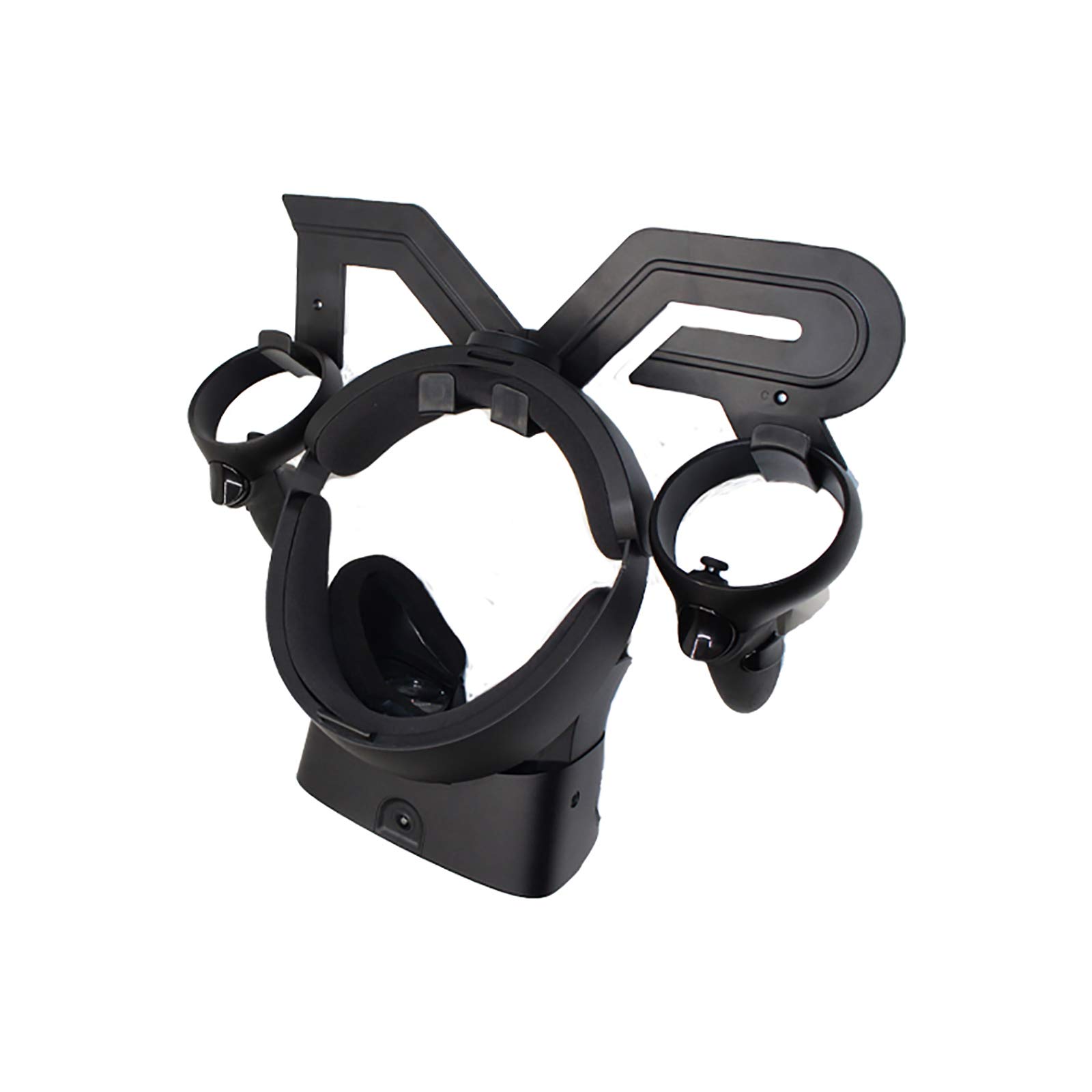 LICHIFIT VR Headset Wall Mount Stand Holder for Oculus Quest 3 & Quest 2 - Space-Saving VR Accessories Organizer for Living Room, Gaming Room & Office