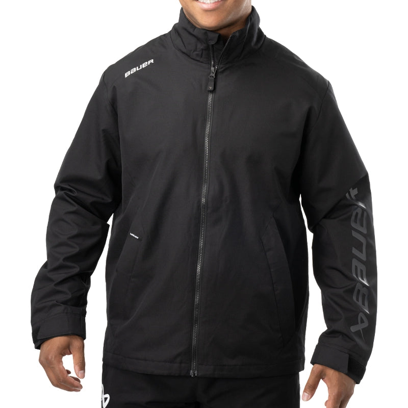 Bauer Team Lightweight Jacket for Men - Waterproof Windbreaker with Hood - Perfect for Hockey, Outdoor Sports & Casual Wear