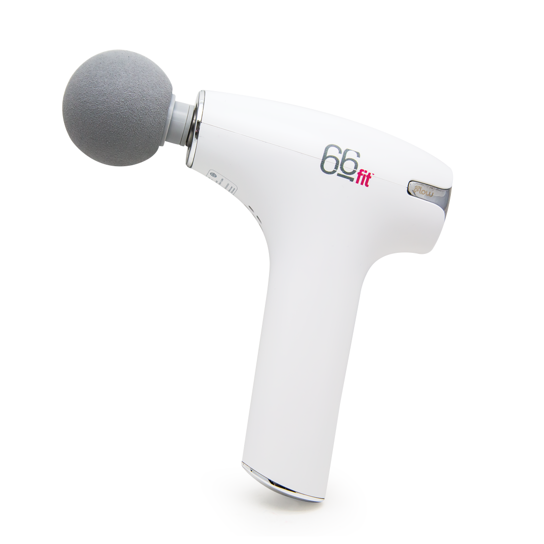 66Fit Flow Nano Massage Gun - Portable Deep Tissue Muscle Massager for Pain Relief & Recovery - Perfect for Athletes, Gym Workouts, Post-Training Recovery & Home Use
