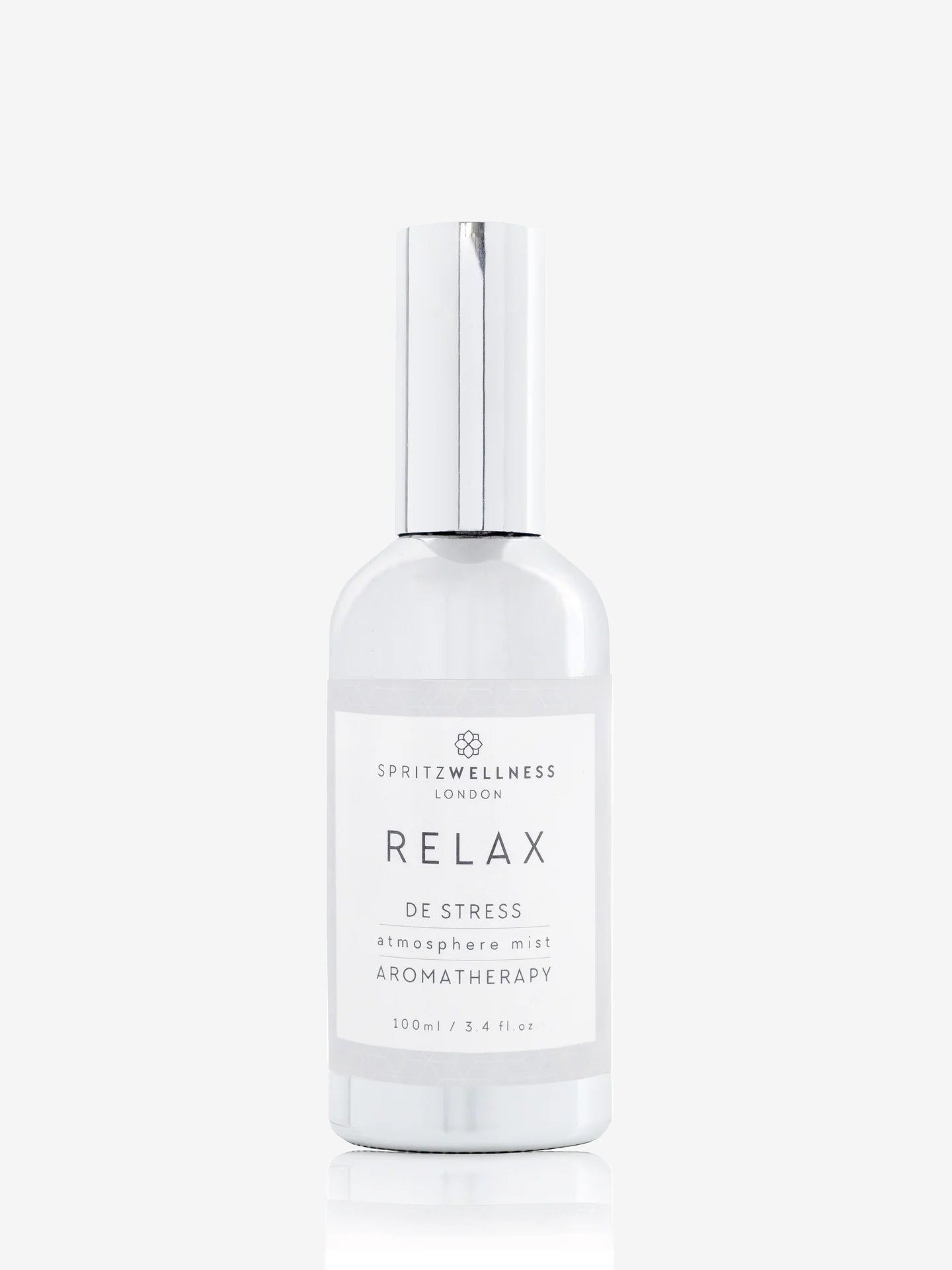 Spritz Wellness Atmosphere Mist 100ml - Aromatherapy Essential Oil Diffuser for Relaxation, Stress Relief & Better Sleep | Perfect for Home, Office & Yoga Meditation Spaces