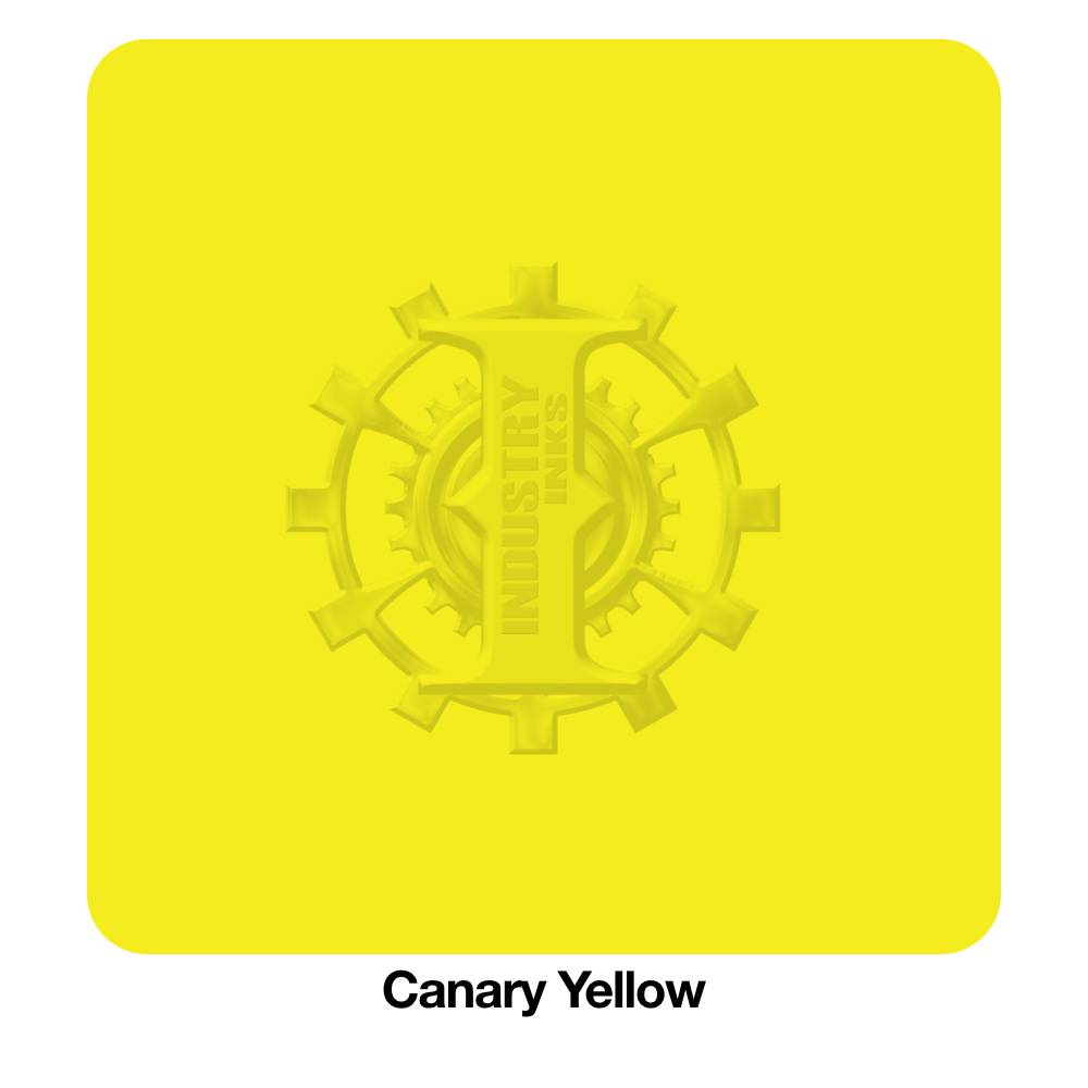 Canary Yellow Industrial Inks - Premium Quality Ink for Screen Printing & DIY Crafts - Perfect for T-Shirts, Posters, and Art Projects