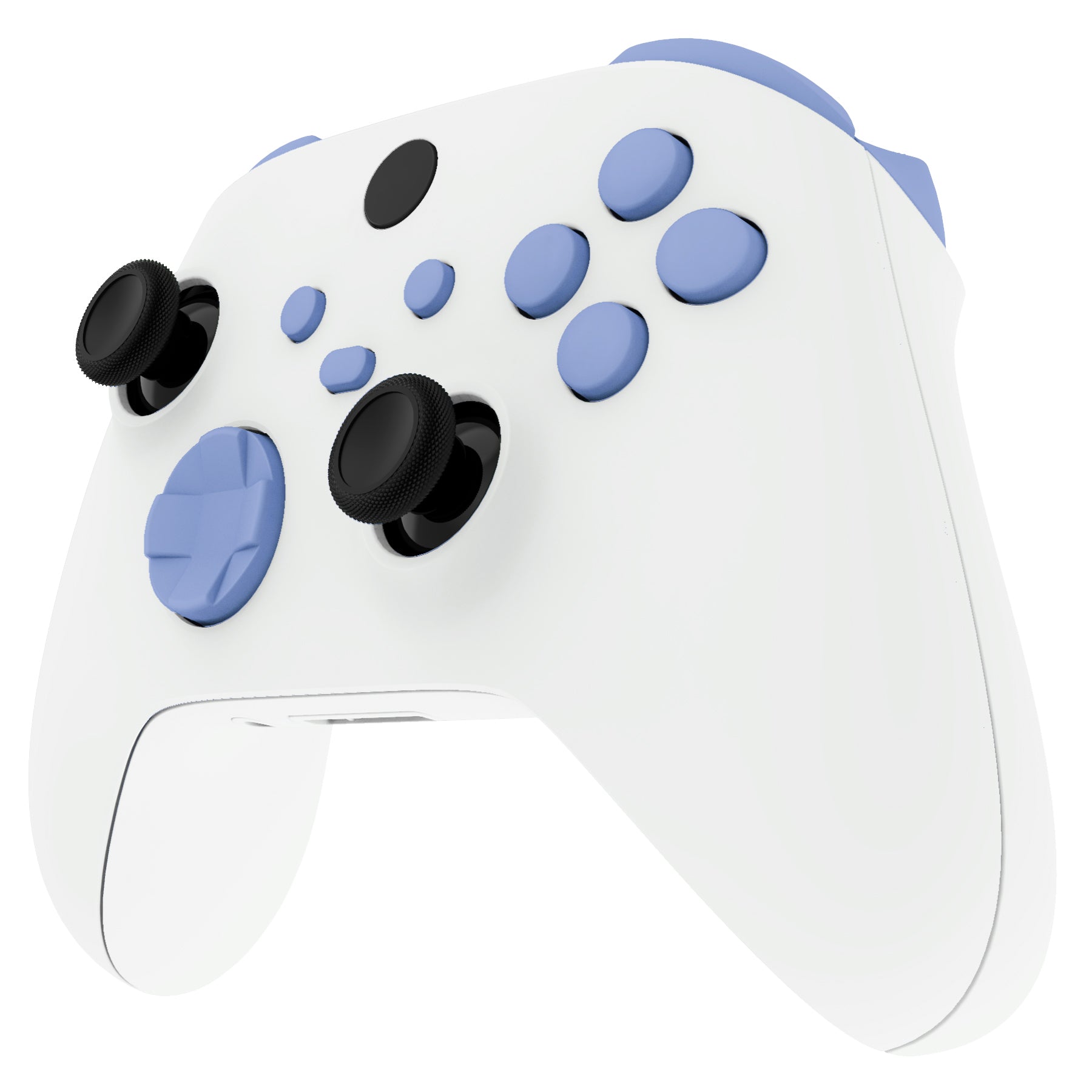 eXtremeRate Light Violet Full Set Replacement Buttons for Xbox Series X/S & Core Controller - Bumpers, Triggers, Dpad, ABXY Buttons - Custom No Letter Imprint Design (JX3515) - Perfect for Gaming, Controller Customization & Repair