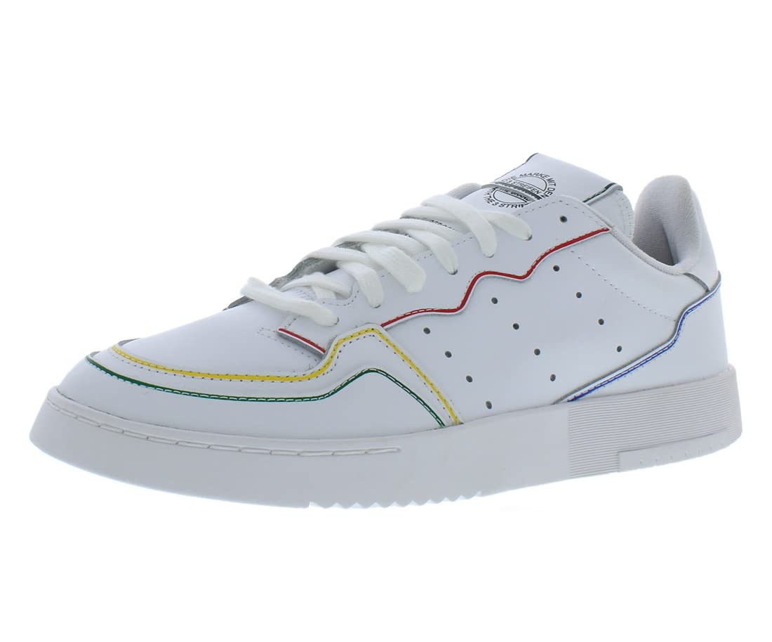 adidas Men's Supercourt Sneakers - Classic White Tennis Shoes for Casual Wear & Gym Workouts | Comfortable Athletic Sneakers for Running, Walking & Everyday Use