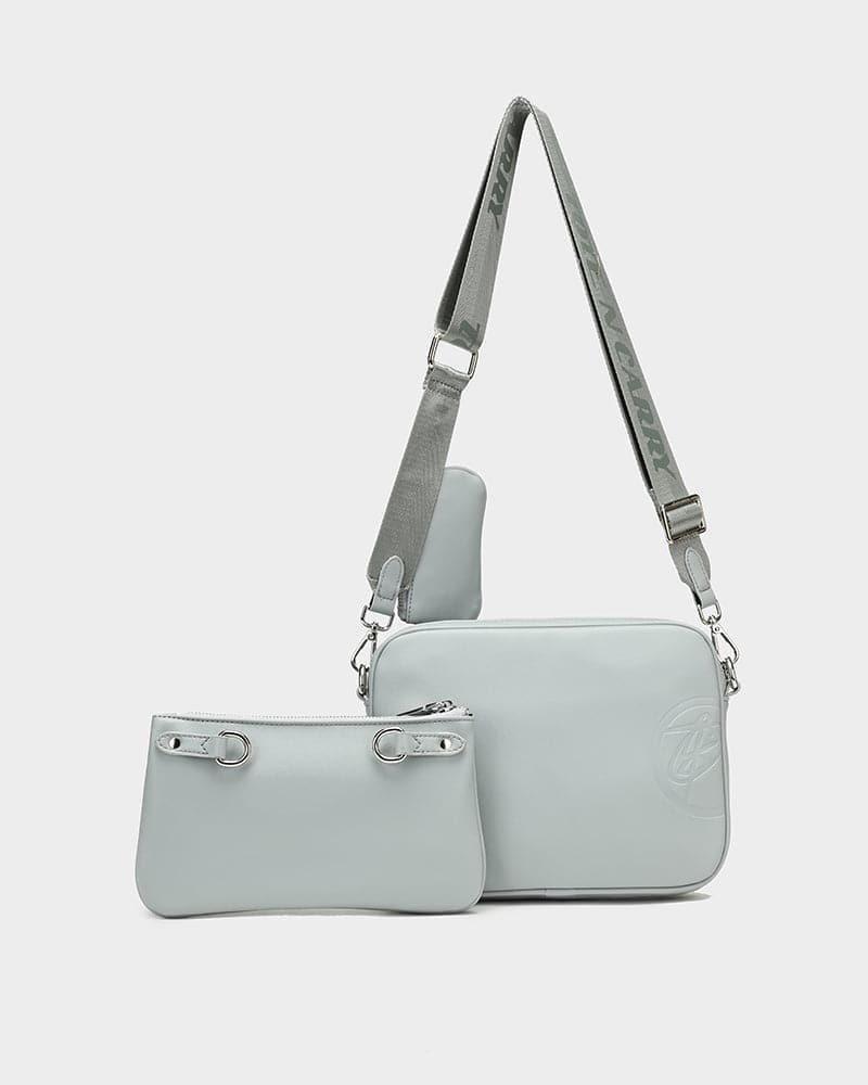Apollo 2 Crossbody Bag Set - Stylish Grey Shoulder Purse for Women | Perfect for Travel, Shopping & Everyday Use