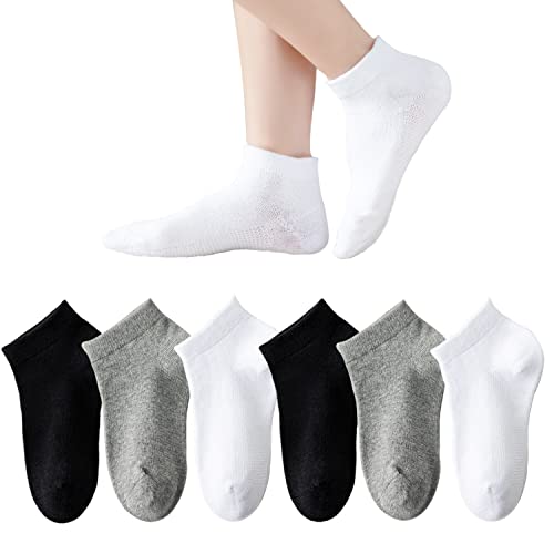 Black/Grey/White-6 Pack