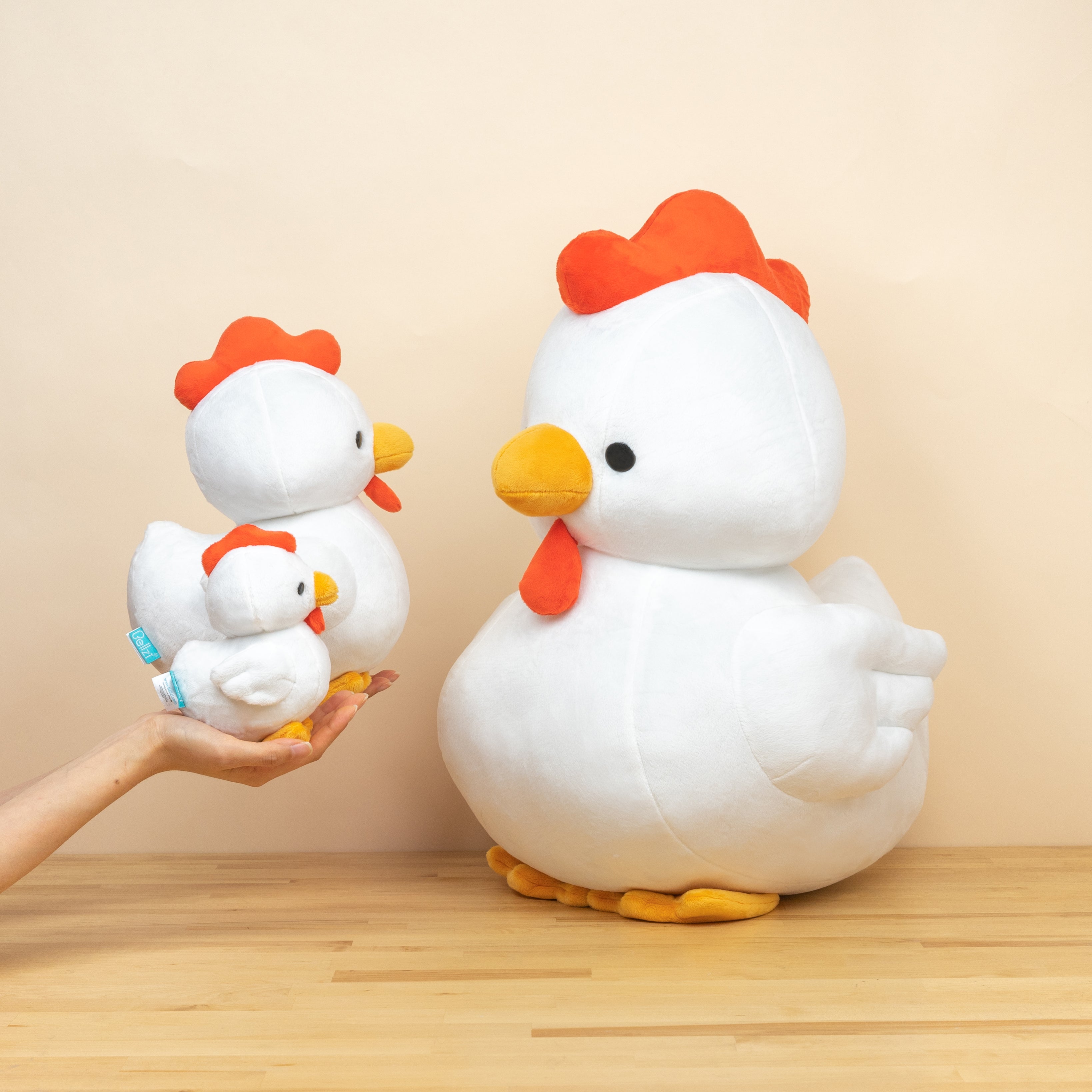 Giant Heni the Hen - Large Plush Chicken Stuffed Animal Toy for Kids & Adults | Perfect for Cuddling, Nursery Decor, and Gift Giving
