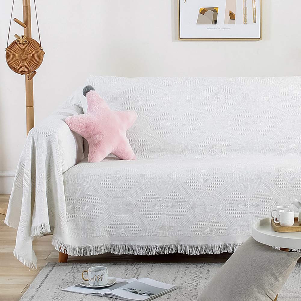 Premium Reversible Sofa Slipcover - 1 Piece Solid Color Washable Couch Cover, 180x230cm (71x91 inch) Furniture Protector for Kids & Pets - Perfect for Living Room, Home Decor and Daily Use