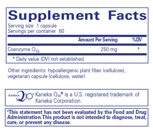 CoQ10 250mg Softgels - 60 Count | Heart Health & Energy Support Supplement | for Cardiovascular Wellness & Active Lifestyle