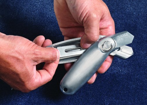 Crain 726 Pivoting Carpet Knife - Heavy Duty Utility Knife for Carpet Installation, Flooring, DIY Projects - Sharp Replaceable Blades for Easy Cutting