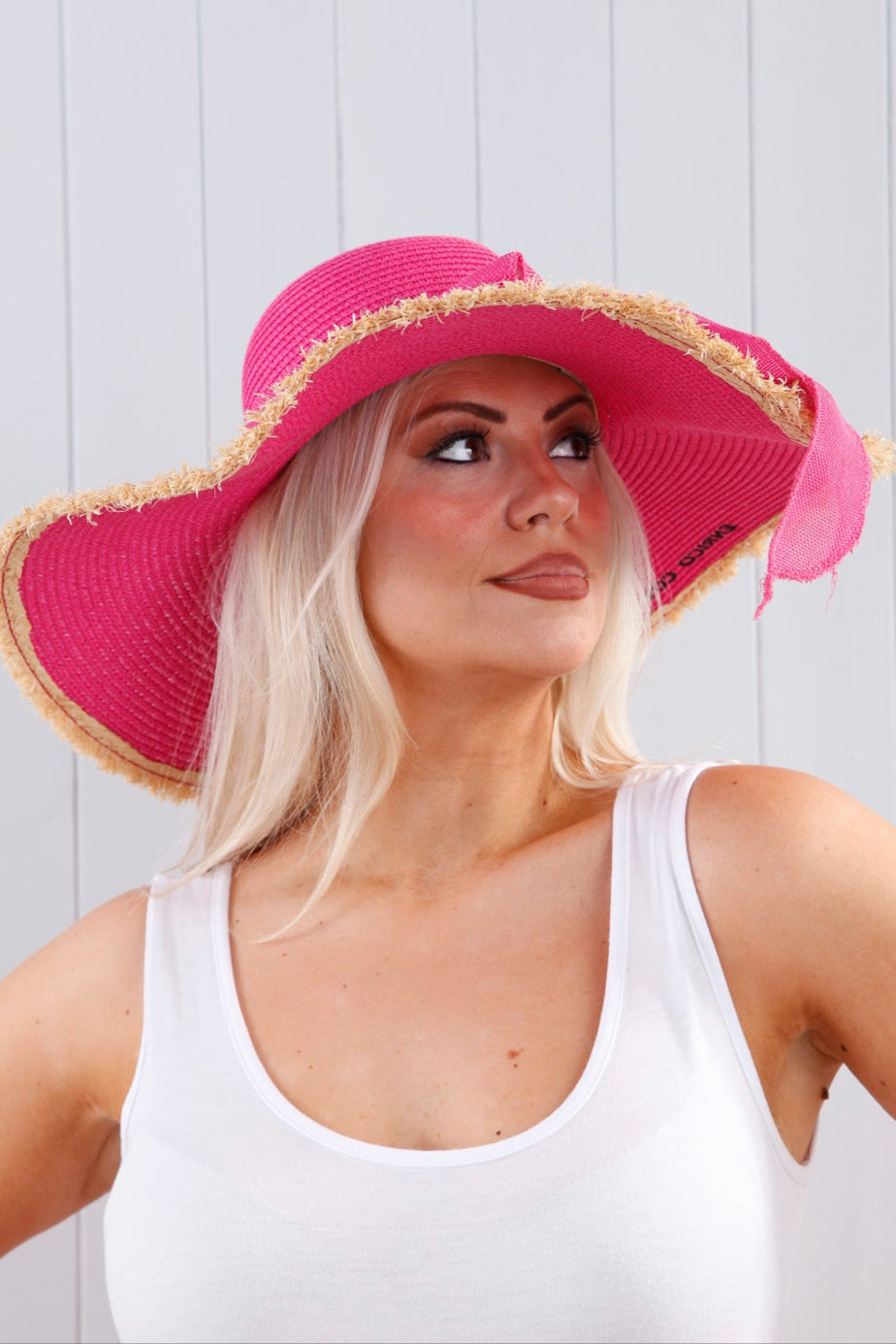 Sandra Sun Hat for Women - UPF 50+ Wide Brim Beach Hat with Chin Strap, Lightweight & Foldable - Perfect for Outdoor, Travel, and Summer Vacations