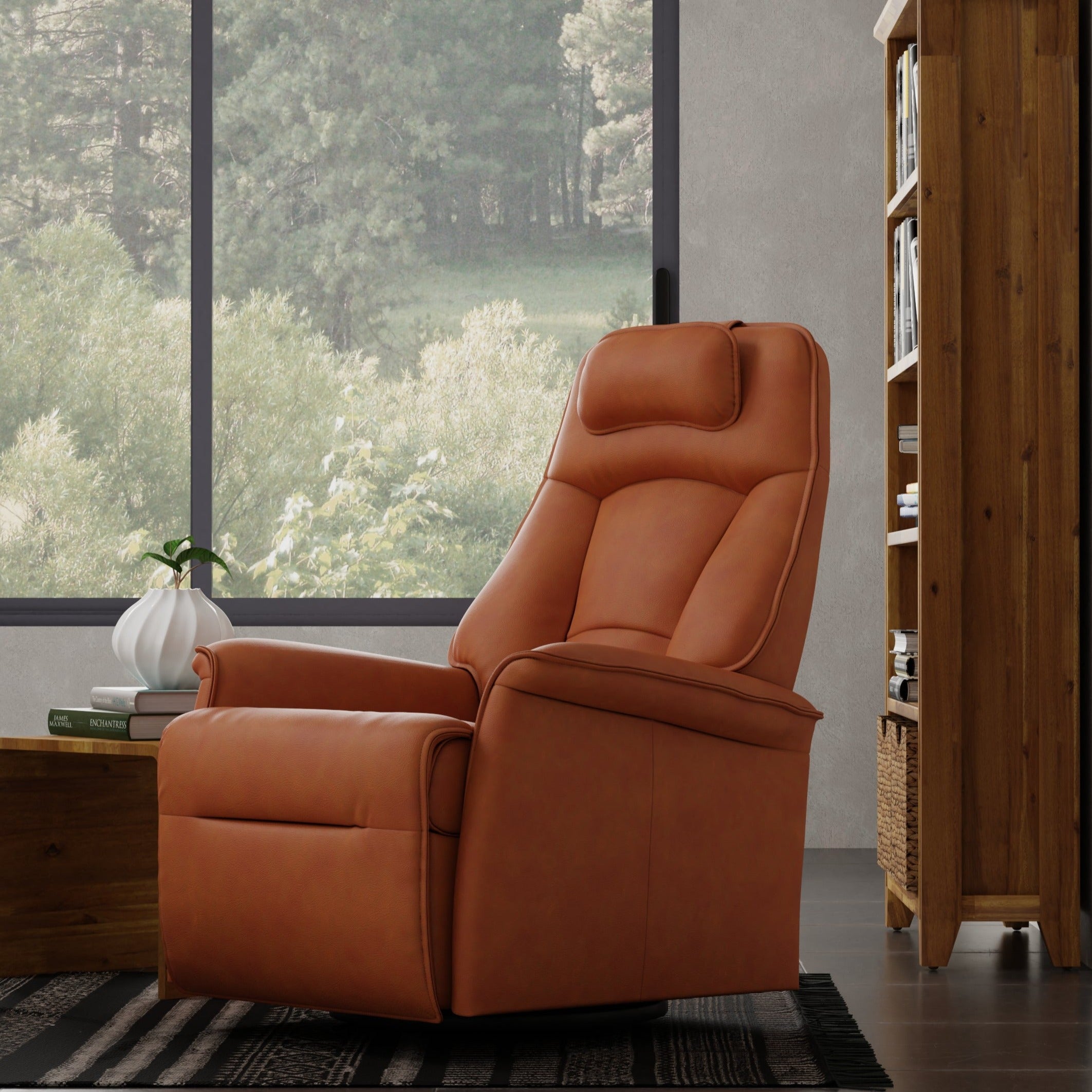 FJORDS Stockholm Relax Recliner Chair - Modern Comfortable Lounge Chair for Living Room, Bedroom & Office - Perfect for Reading, Napping & Relaxing