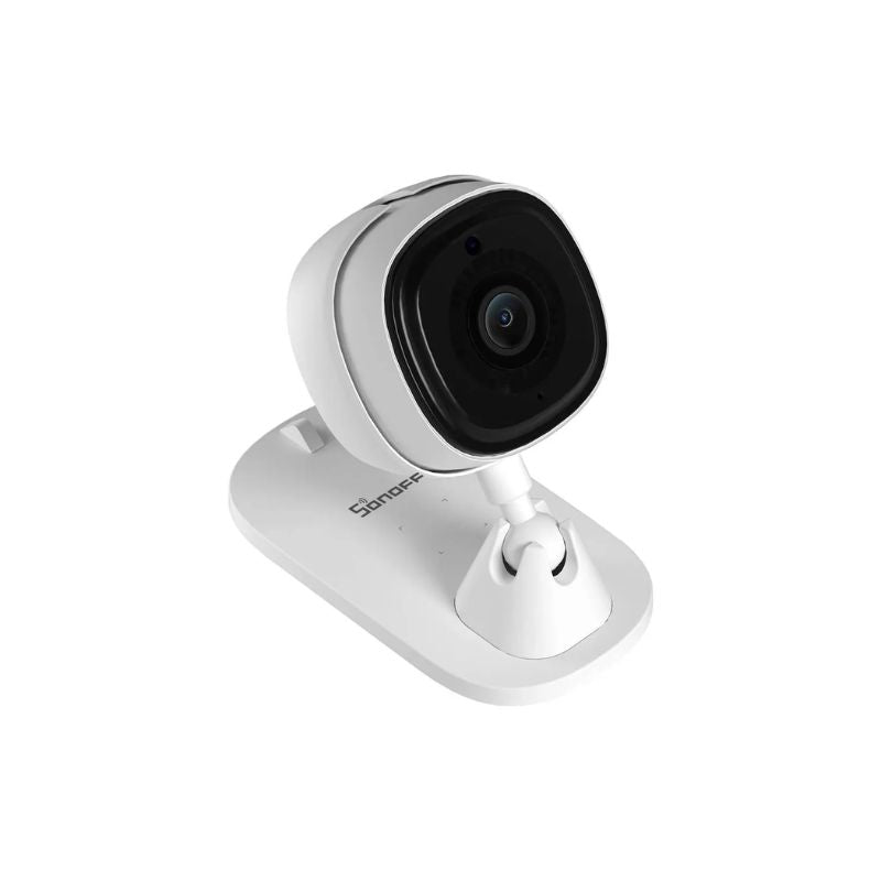 Sonoff Indoor WiFi Security Camera - Full HD 1080P, Slim Design, White - Perfect for Home & Office Surveillance