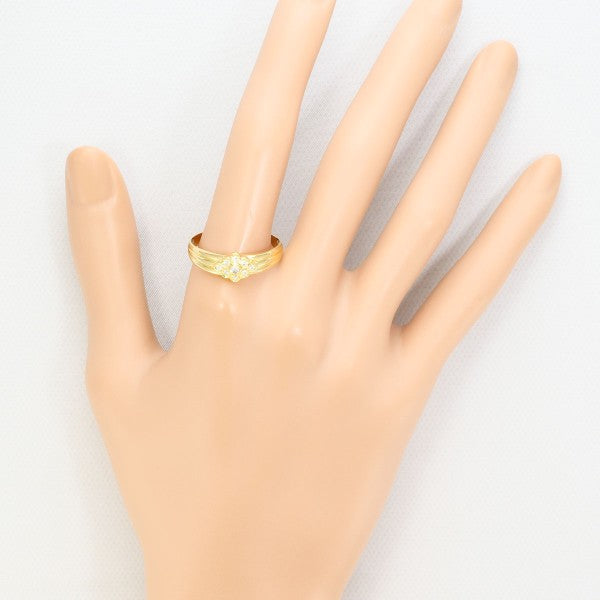 18K Yellow Gold Diamond Ring for Women - Elegant Solitaire Engagement & Wedding Band - Perfect for Proposals, Anniversaries, and Special Occasions