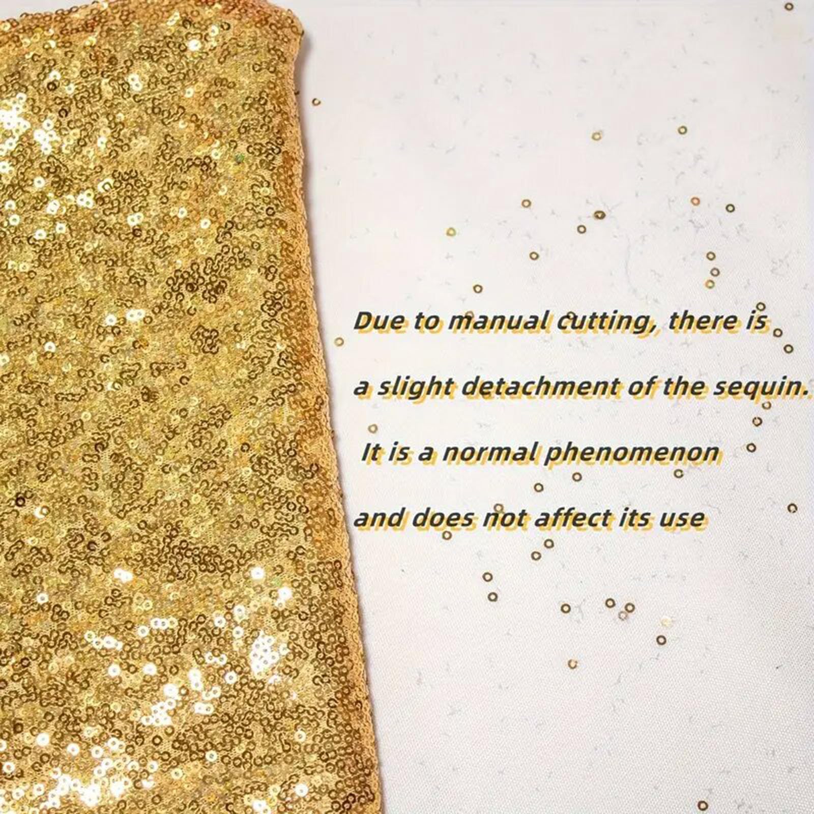 Sparkly Champagne Sequin Backdrop 2x8FT for Party & Birthday Photography