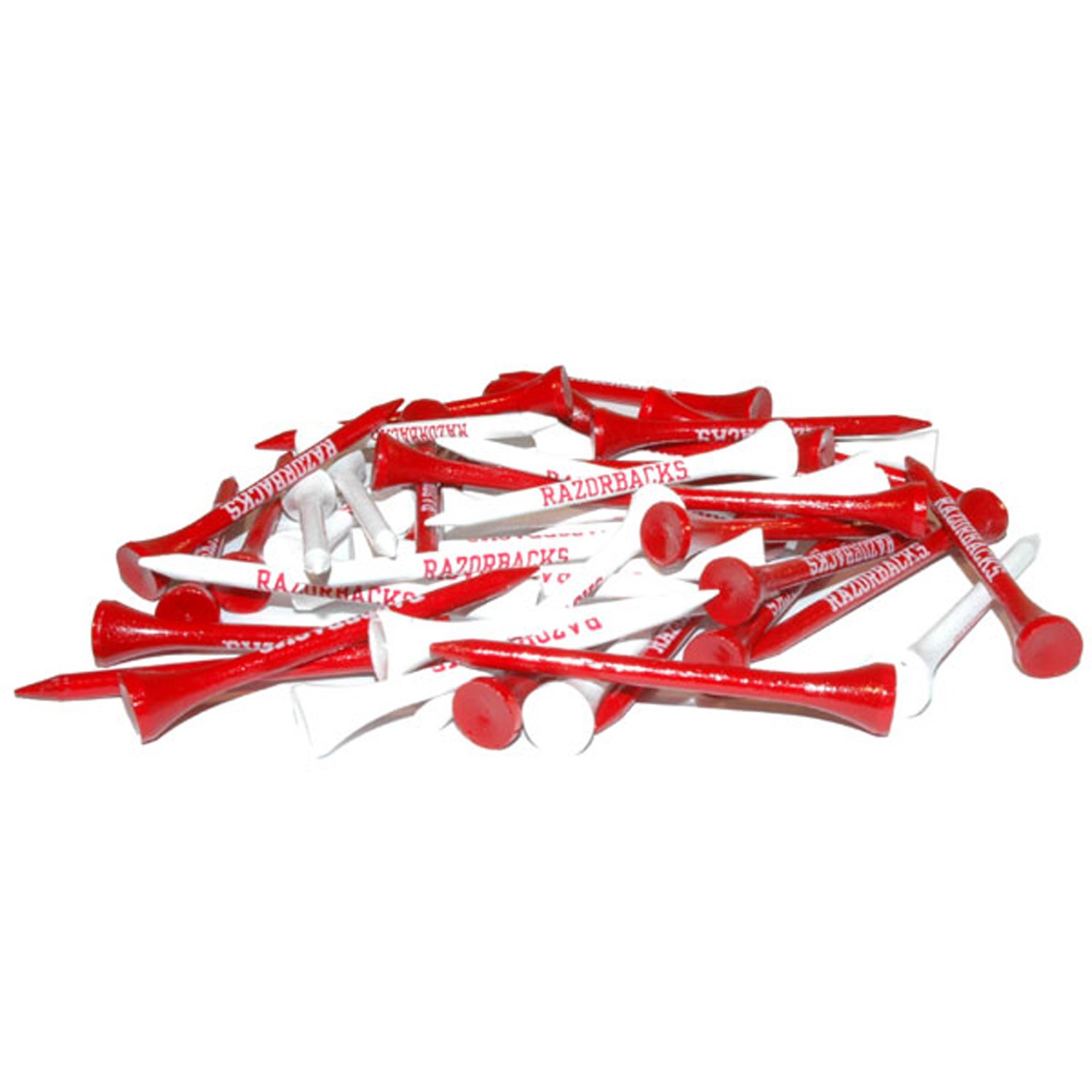 Team Golf NCAA Golf Tees - Pack of 50, Durable Plastic Golf Tees for Men & Women - Perfect for Driving Range, Practice & Tournament Play