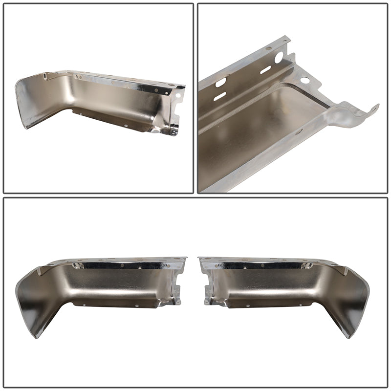 09-14 Ford F150 Fleetside Rear Bumper Ends Without Sensor Holes - Pair | Durable Replacement Parts for Truck Accessories & Off-Road Upgrades