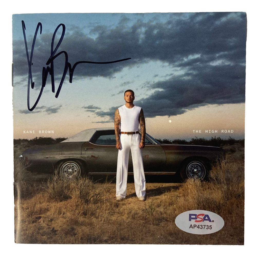 Kane Brown Signed The High Road CD Booklet with PSA/DNA Certification - Perfect for Country Music Fans & Collectors (Concert Gift, Memorabilia Display)