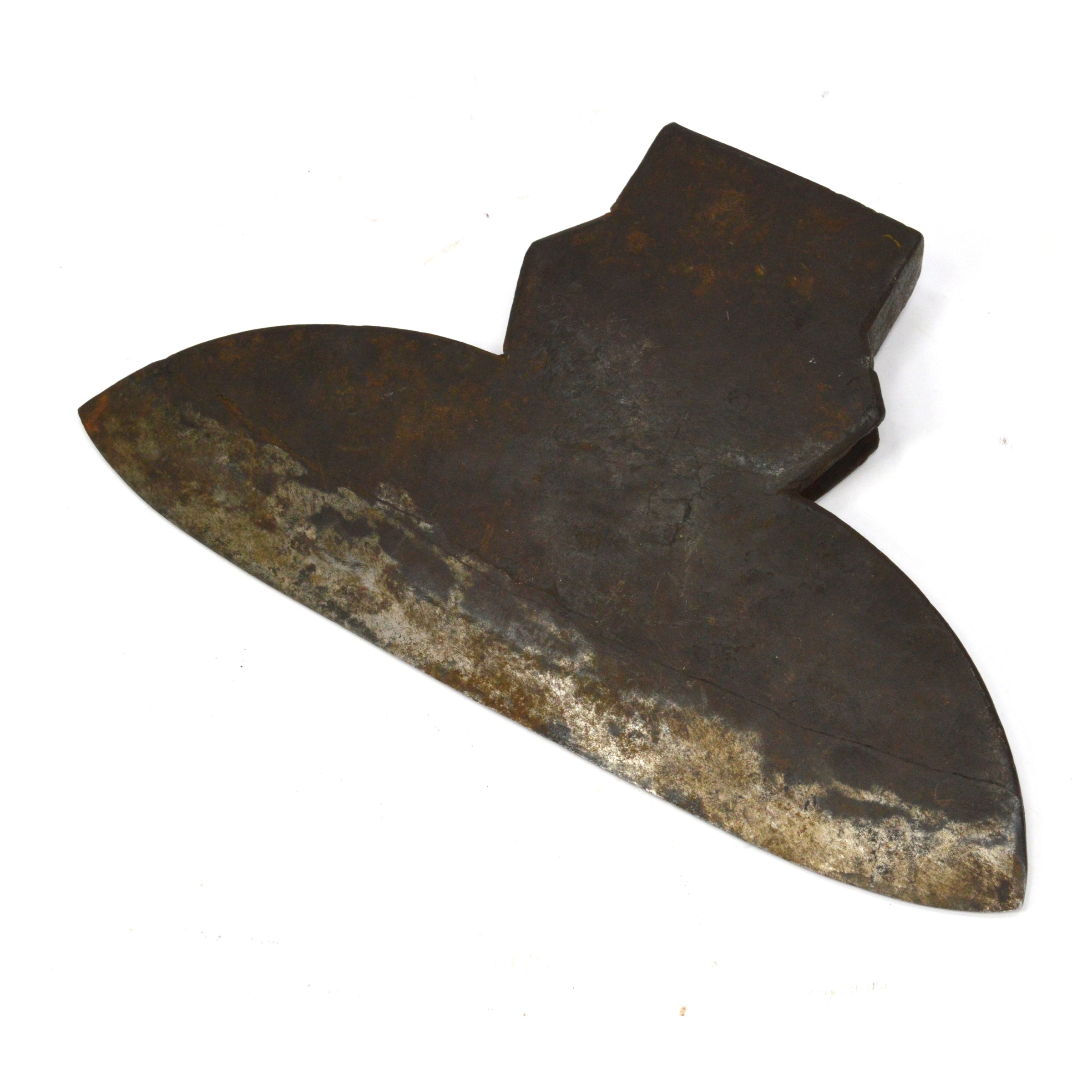 Vintage Broad Hewing Axe with Partial Makers Mark - Michigan Pattern 13
