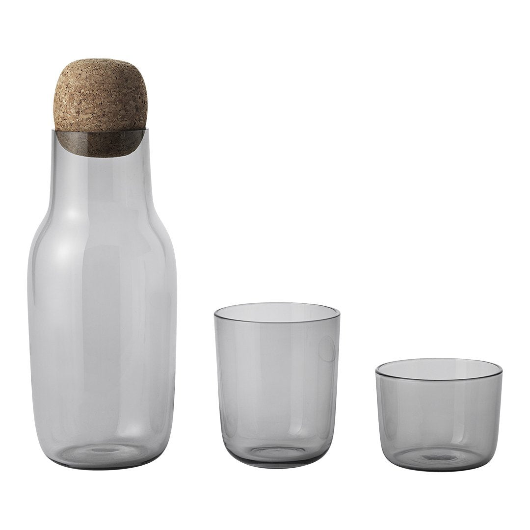 Muuto Engesvik Corky Carafe - Elegant Glass Water Pitcher with Cork Stopper for Home, Kitchen, and Dining Table Decor