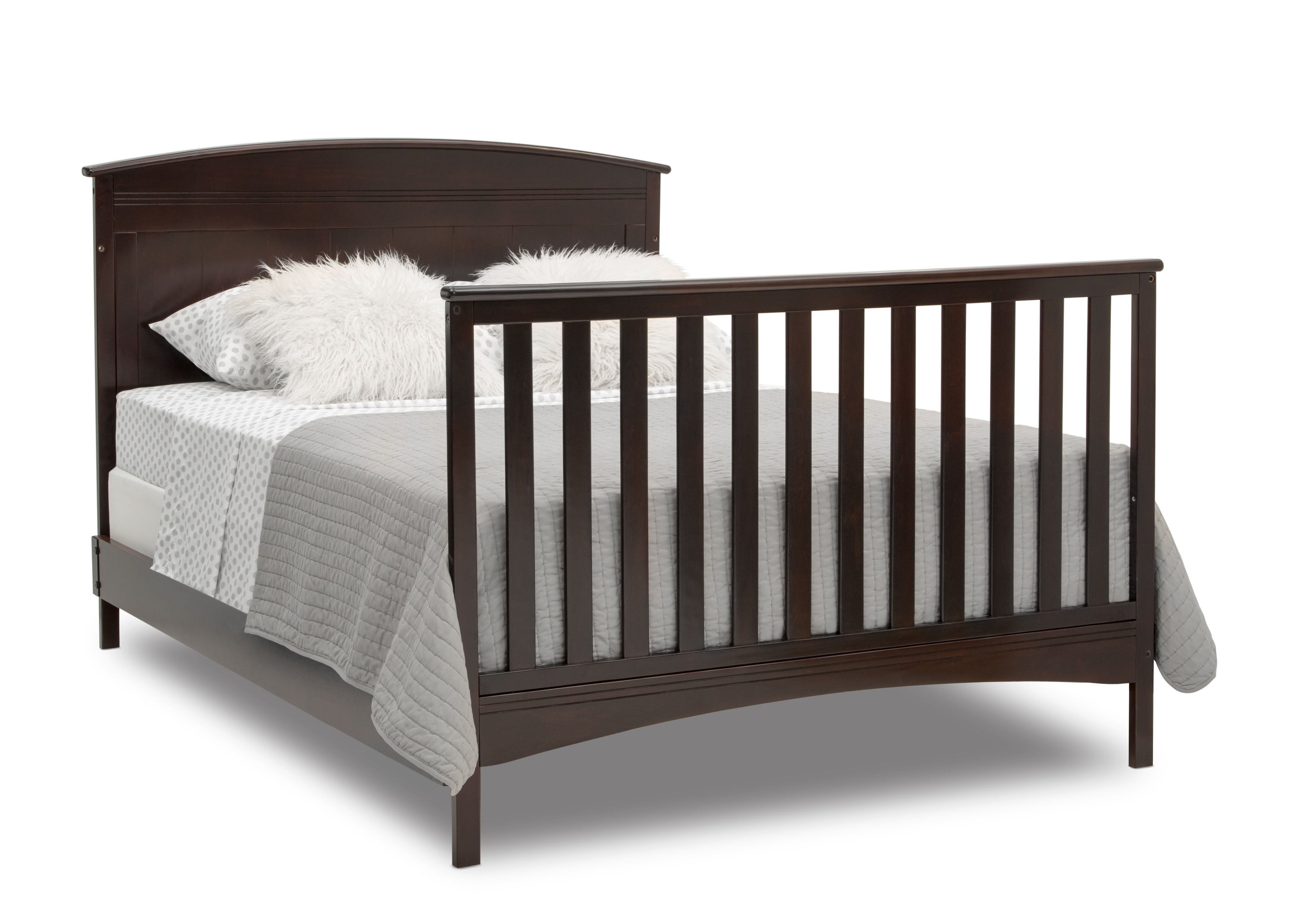 Archer Deluxe 6-in-1 Convertible Baby Crib - Toddler Bed, Daybed & Full-Size Bed - Safe Nursery Furniture for Newborns & Kids - Perfect for Bedrooms, Daycare & Guest Rooms