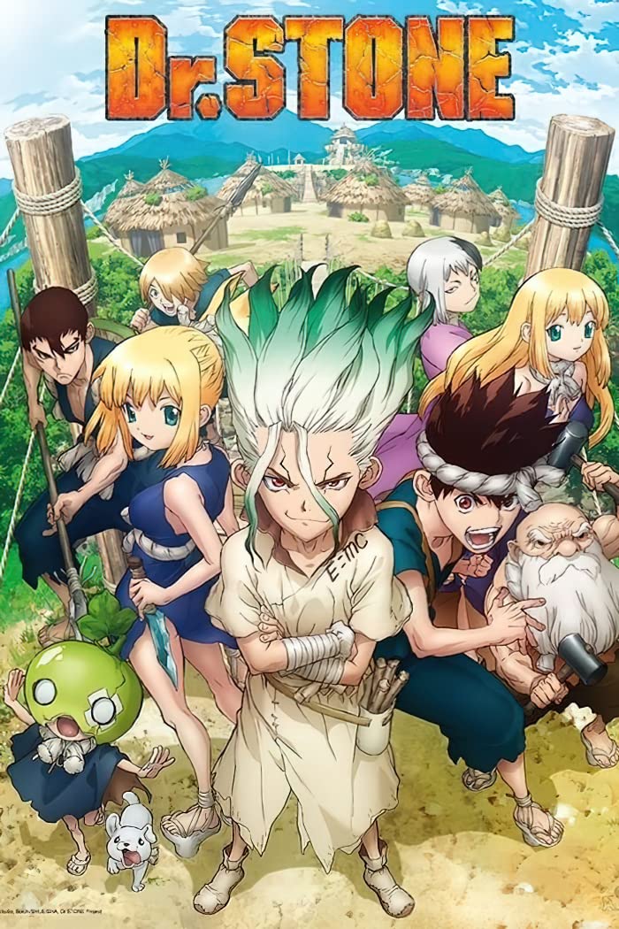 Dr. Stone Anime Poster 24x36 Inches - Official Manga & TV Show Wall Art - Perfect for Bedroom, Living Room, or Office Decor