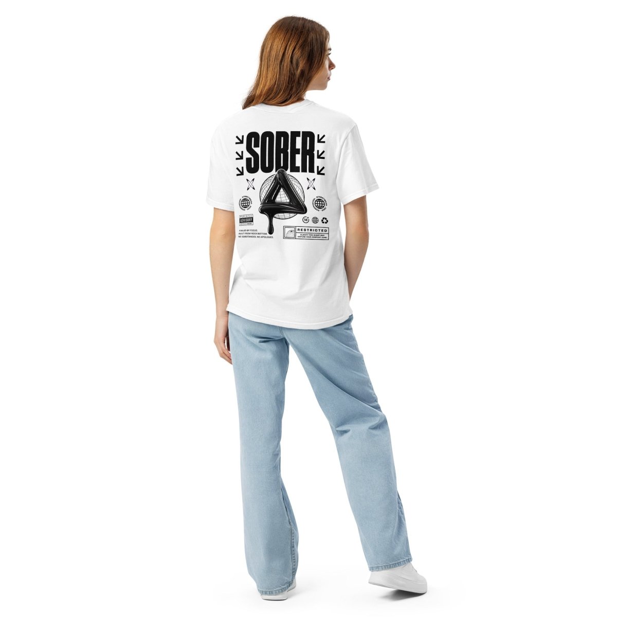 SOBER Black Label Heavyweight Street T-Shirt for Men - Premium Cotton Urban Fashion Tee for Casual Wear & Street Style Outfits