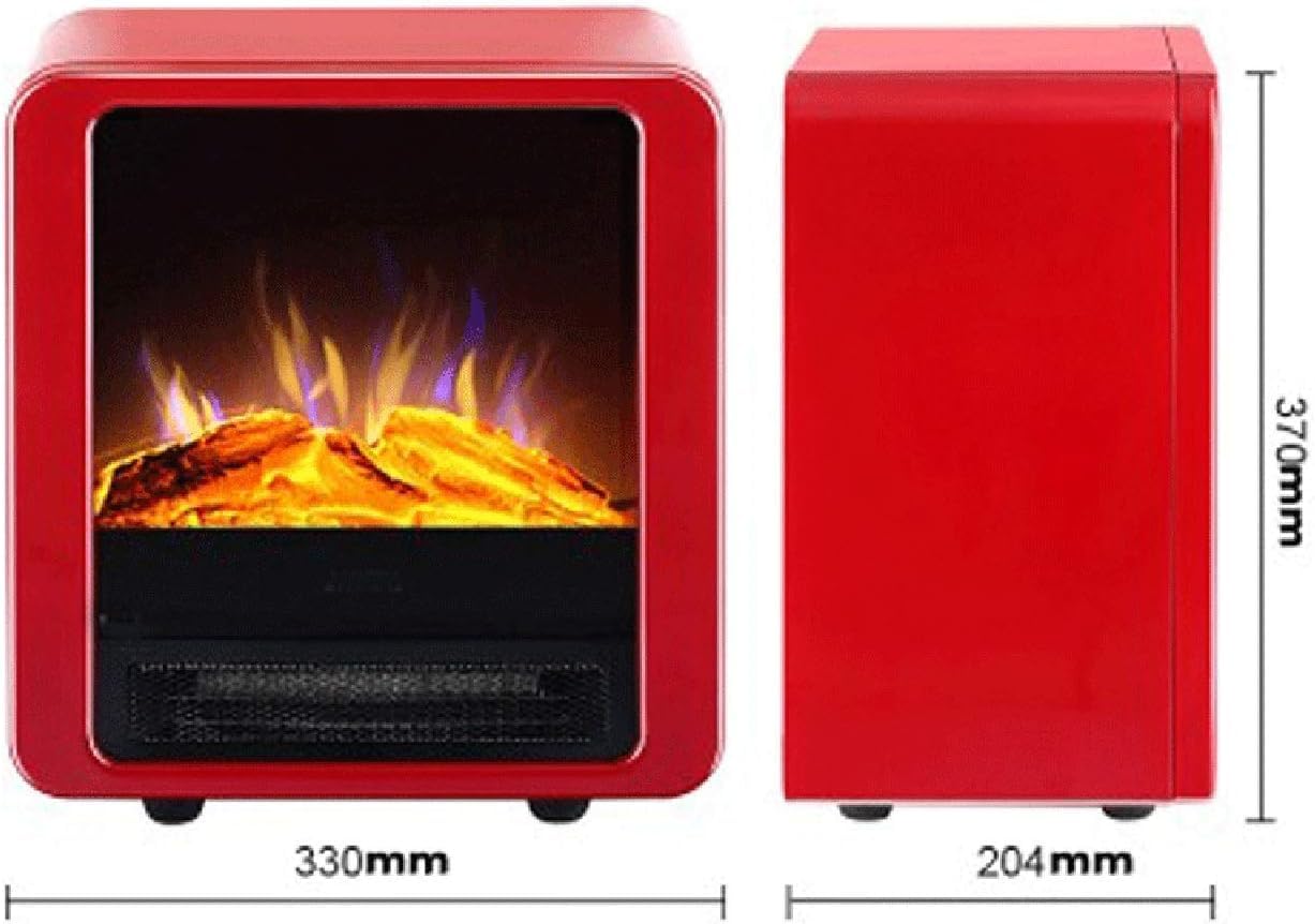 Portable Electric Fireplace Heater with Adjustable Temperature Control & Realistic Flame Effect - Freestanding Modern Stove for Home, Office, and Indoor Use - Perfect for Winter Heating and Cozy Ambiance