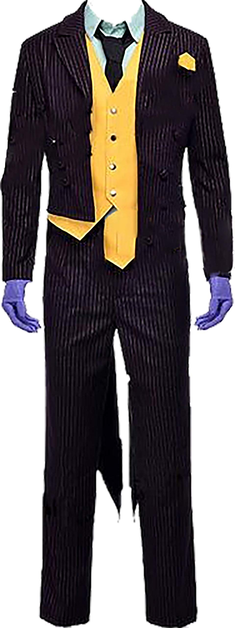 Bubucos Batman Arkham City Joker Cosplay Costume - Premium Halloween & Comic Con Outfit for Anime Fans