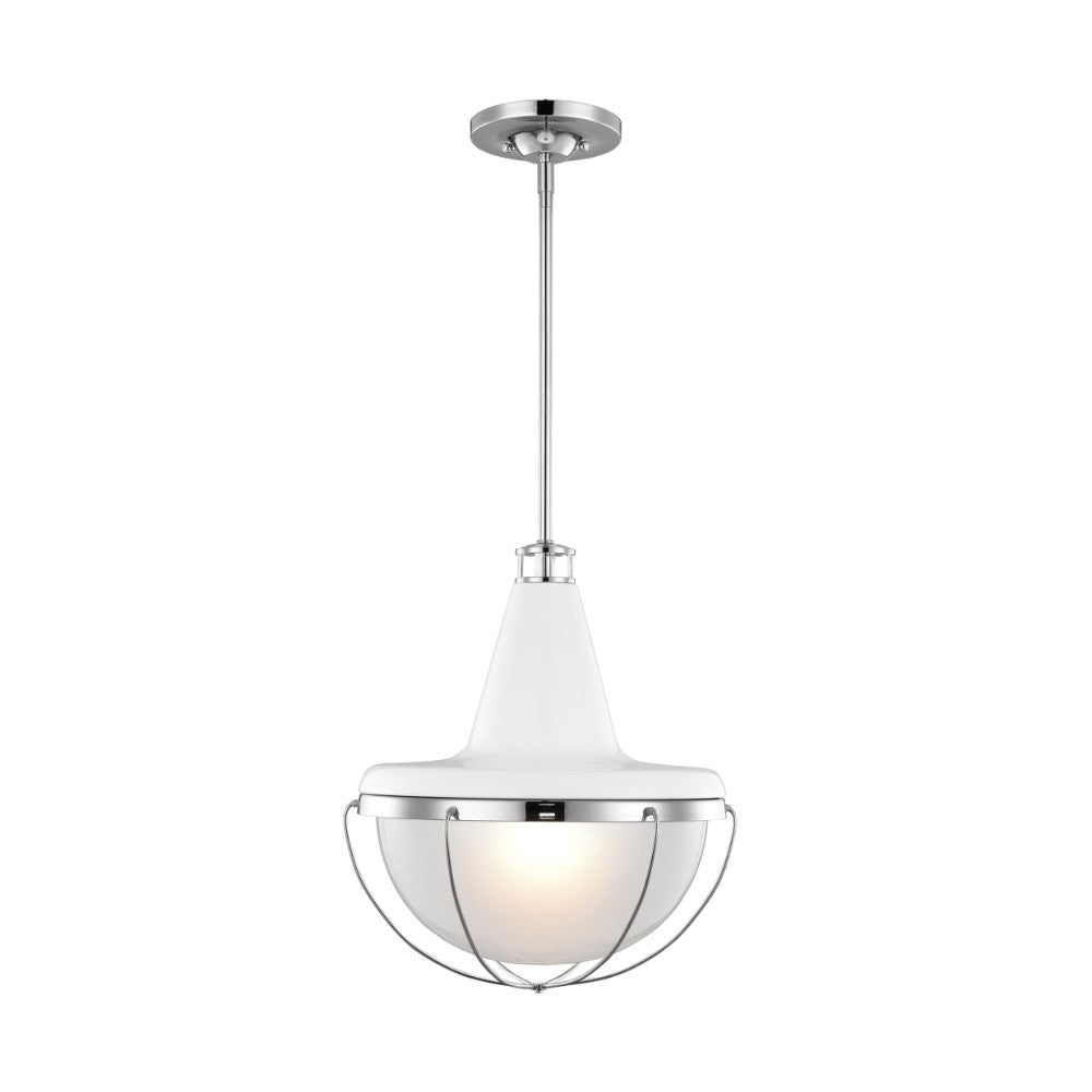 Livingston 1-Light Modern Pendant Light Fixture - Open Box - Perfect for Kitchen Island, Dining Room, or Entryway Lighting