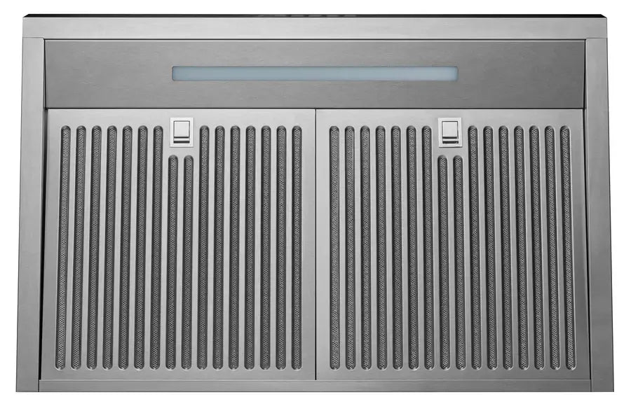 Hauslane Chef 30 Inch Convertible Stainless Steel Under Cabinet Range Hood - Powerful Kitchen Ventilation for Smoke & Odor Removal - Perfect for Home Cooking, Grilling & Baking (UC B018SS 30)