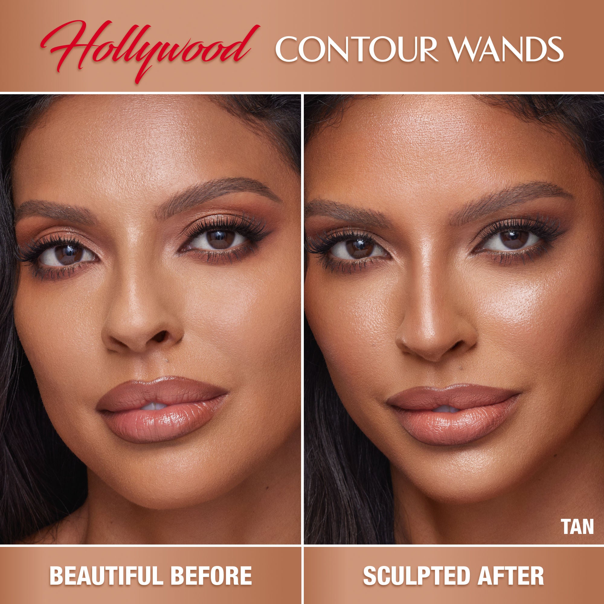 Hollywood Contour Wand - Professional Makeup Contouring Stick for Face Sculpting & Highlighting | Perfect for Everyday Makeup & Special Occasions