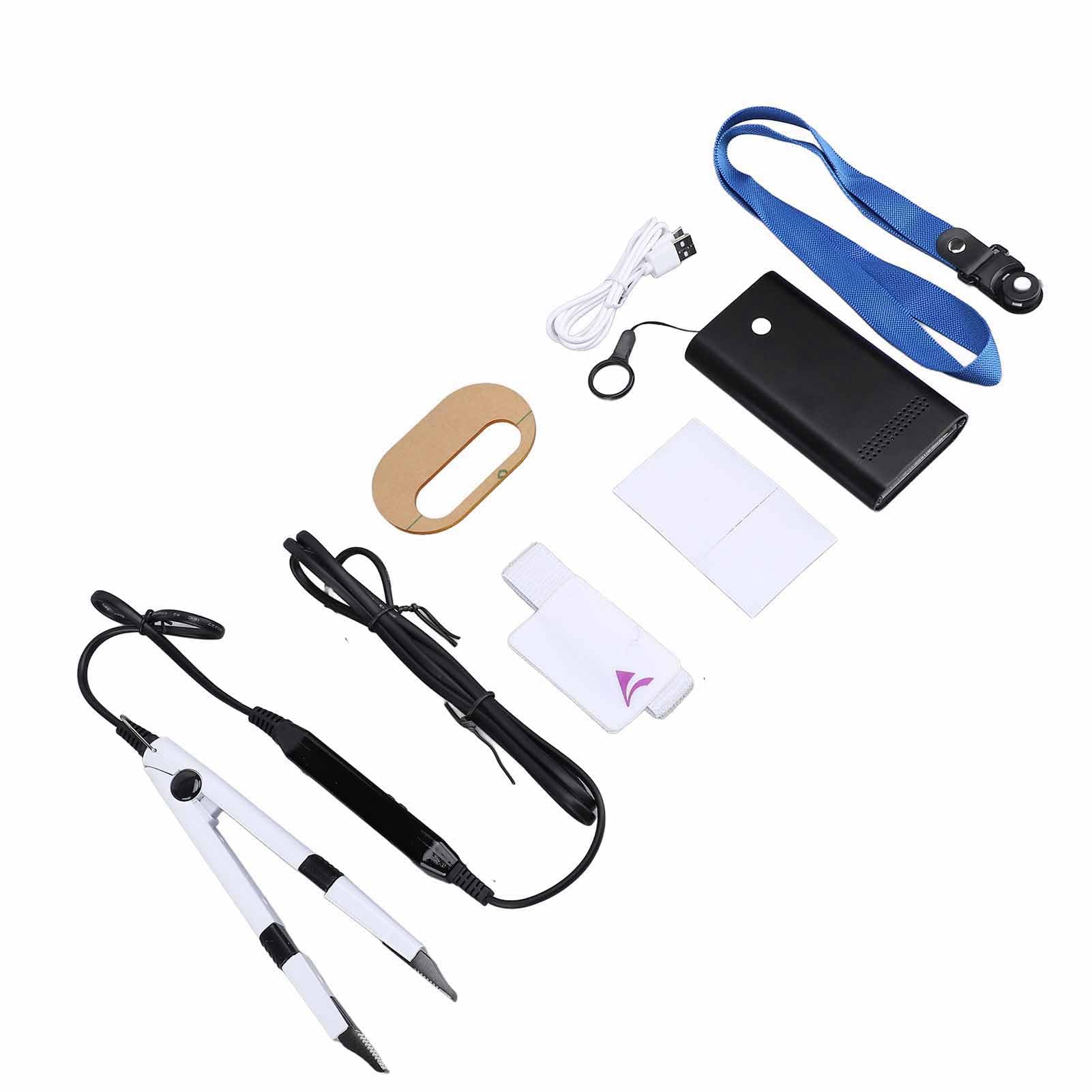 Professional 15W V Light Hair Extension Machine Kit with Glue Remover - At-Home Salon Hair Extensions System (US Plug) | Perfect for DIY Hair Extensions, Salon-Quality Results at Home
