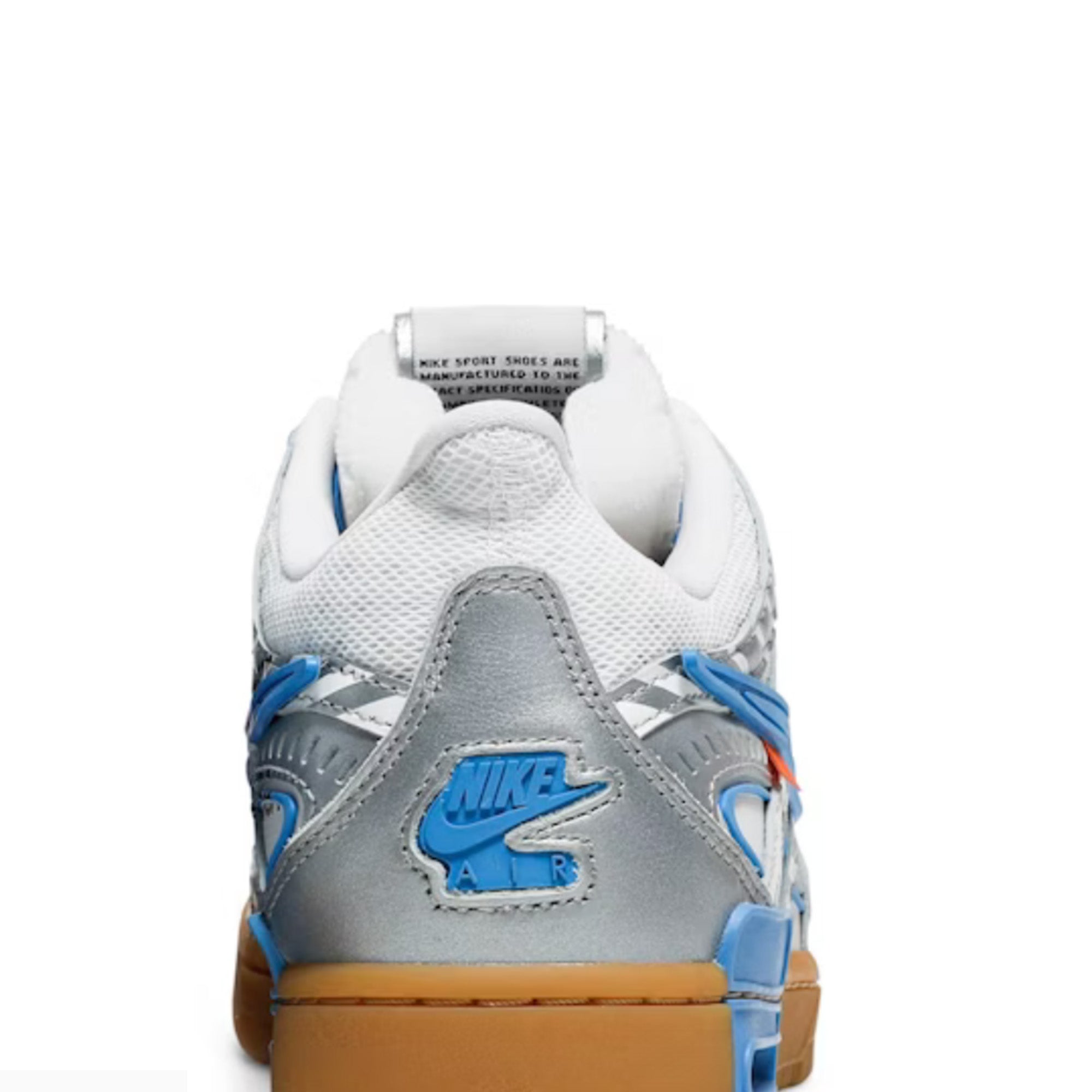 Nike Air Rubber Dunk Off-White 'UNC' Sneakers - Men's Basketball Shoes for Streetwear & Casual Style | Perfect for Urban Fashion & Sneaker Collectors
