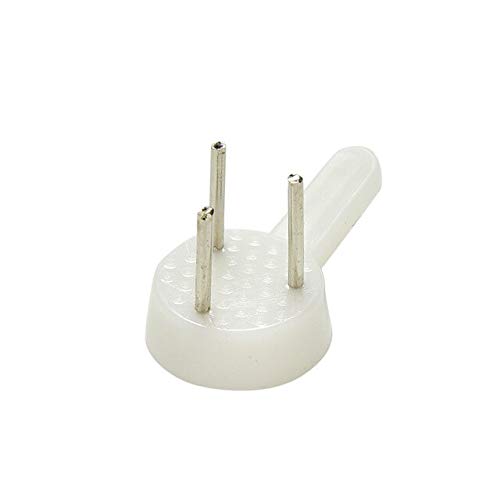20PCS White Plastic Picture Frame Hooks - Heavy Duty Wall Hangers for Bathroom, Living Room & Bedroom - Perfect for Hanging Photos, Mirrors & Decor (Small Size, Silver) - Space Saving Home Organization Solution
