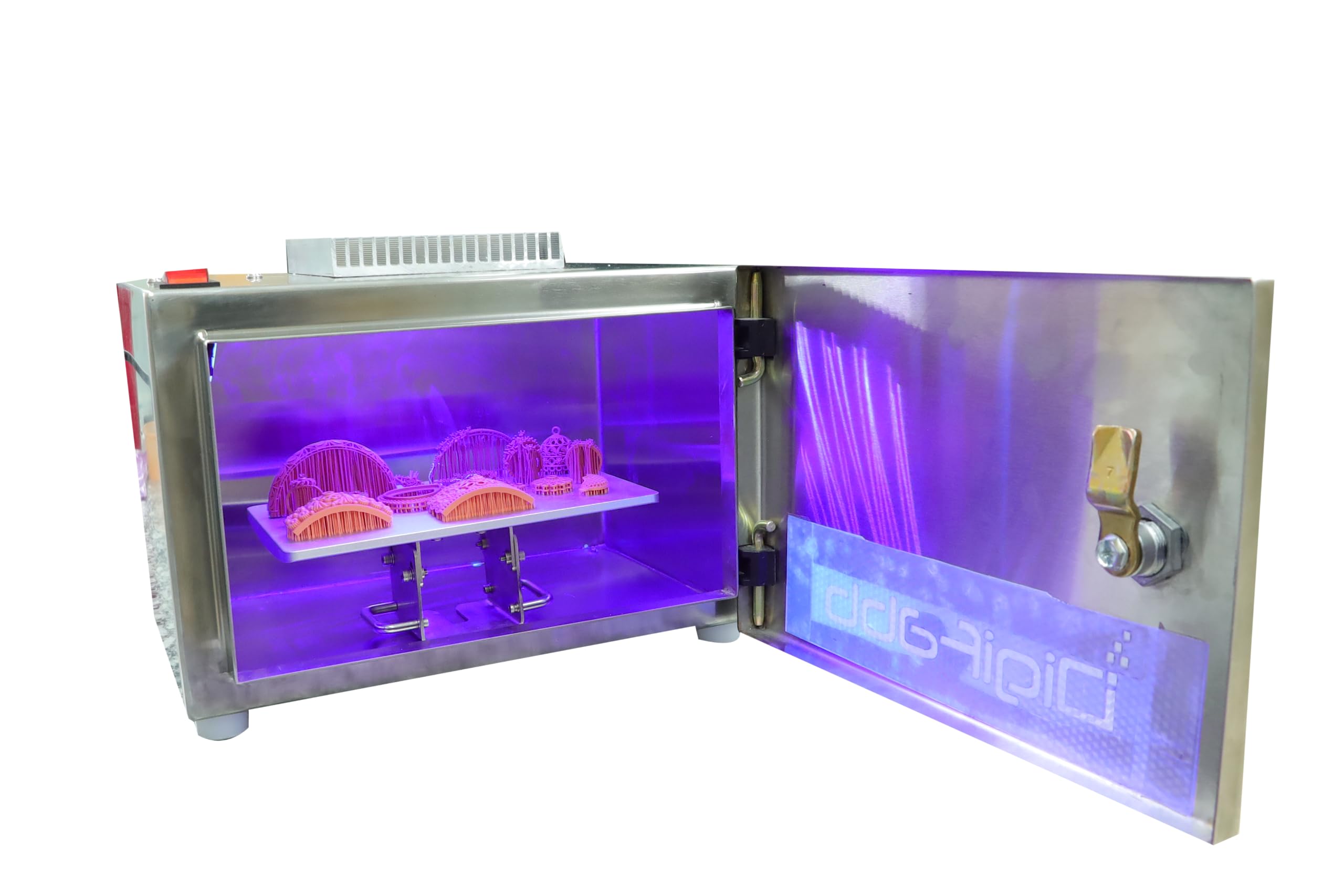 Digifabb UV LED Curing Oven for LCD 3D Printer Resin - Fast Drying & Post-Processing Solution for 3D Printed Models (Perfect for Jewelry, Dental, and Miniature Crafts)