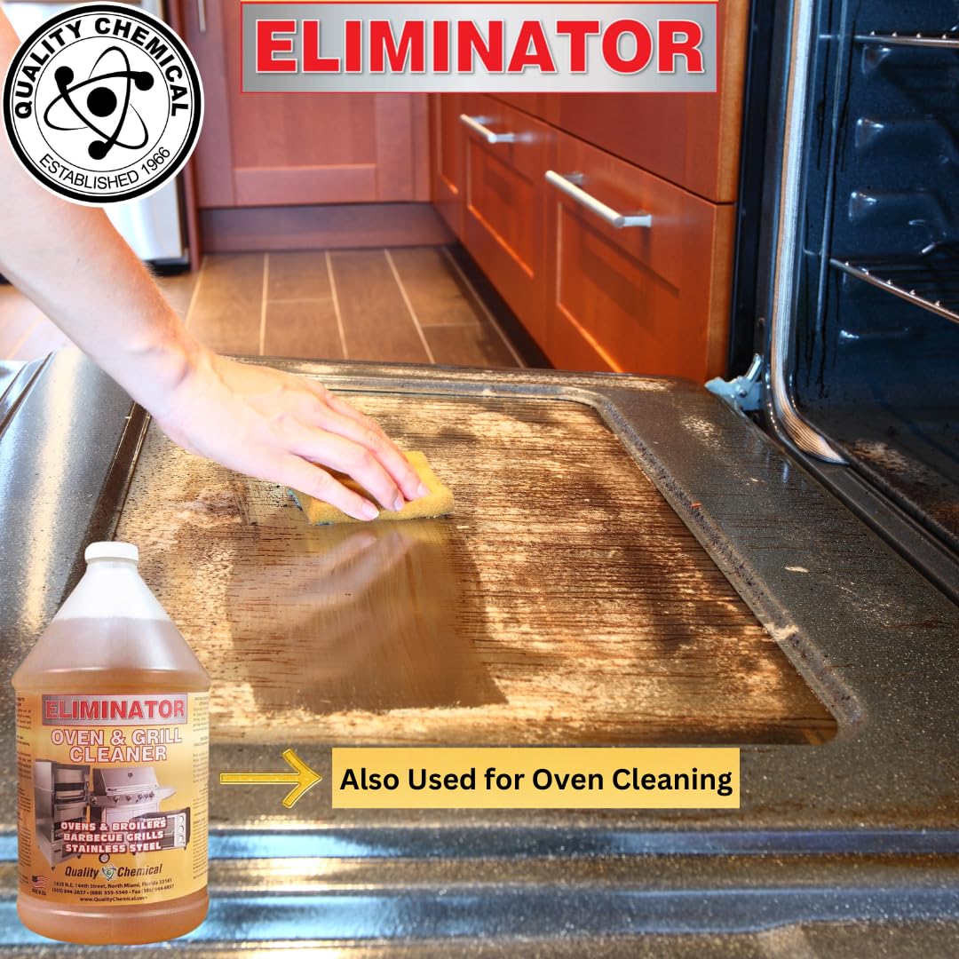 Best Heavy-Duty Oven & Grill Cleaner - Fast Acting Degreaser for Tough Grease - Made in USA - 5 Gallon Pail - Perfect for Commercial Kitchens, Restaurants & Home Deep Cleaning