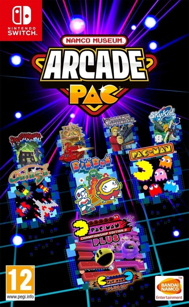 NAMCO MUSEUM ARCADE PAC - Nintendo Switch Game | Classic Arcade Collection | Perfect for Family Game Nights & Retro Gaming Enthusiasts