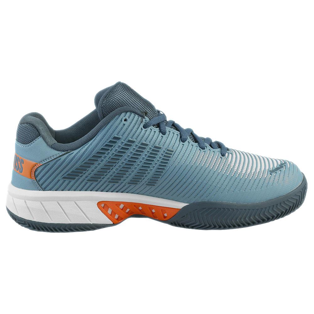 K Swiss Men's Hypercourt Express 2 Tennis Shoes - Clay Court Performance Sneakers in Windward Blue/Orion Blue | Perfect for Competitive Play & Casual Wear