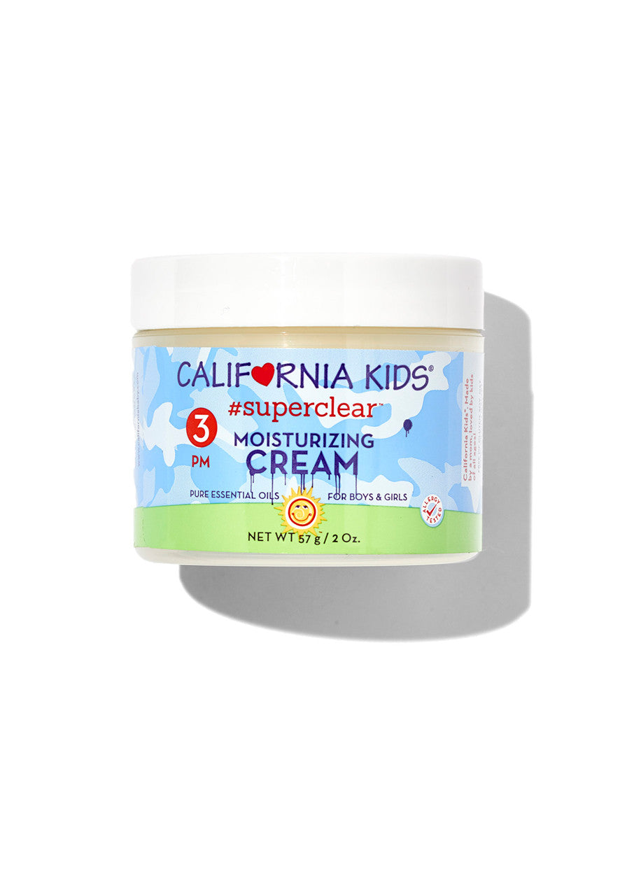 California Kids® #SuperClear™ Overnight Cream for Babies - Hydrating & Soothing Nighttime Moisturizer for Sensitive Skin | Perfect for Dry Skin Care & Eczema Relief