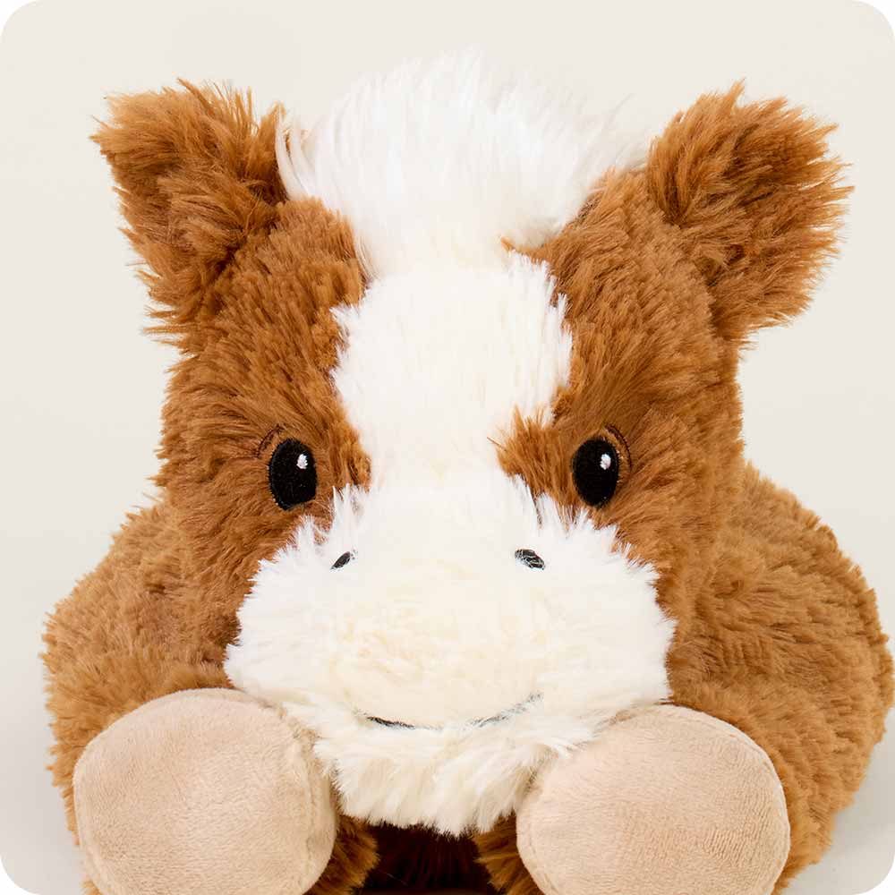 Cozy Horse Plush Toy with Warming Feature - Perfect for Kids' Bedtime, Stress Relief & Comforting Gifts