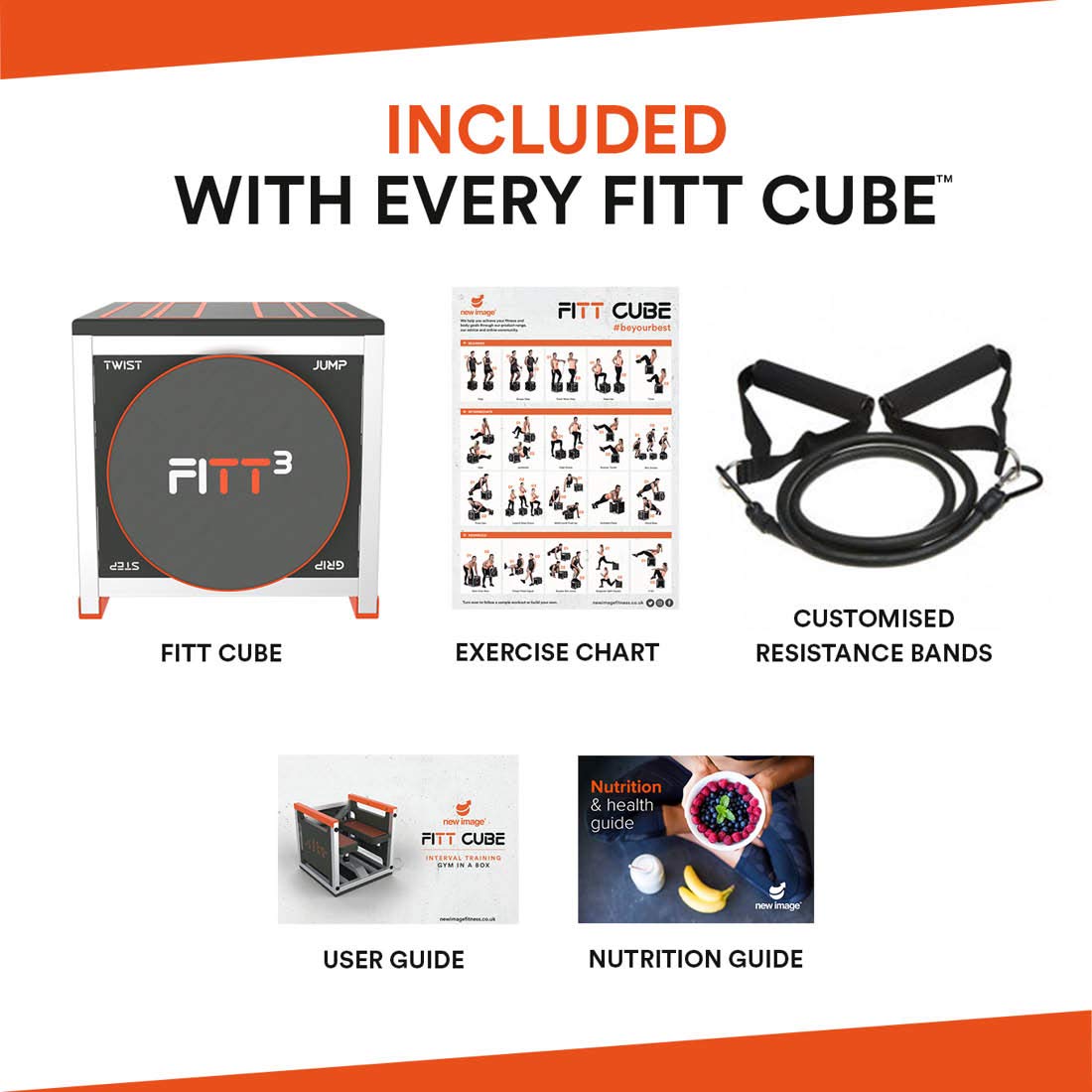 FITT Cube Total Body Workout Machine for HIIT Training - Adjustable Home Gym Equipment for Men & Women - Perfect for Small Spaces & High Intensity Interval Training