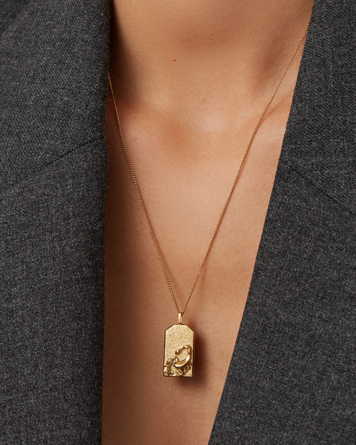 Scorpio Zodiac Sign Pendant Necklace - Sterling Silver or Gold Plated - Perfect for Birthdays, Gifts & Spiritual Jewelry Lovers